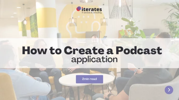 how to create a podcast application