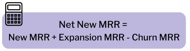 new net MRR formula
