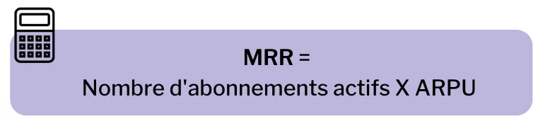 MRR formule